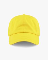 Dad Baseball Cap - Adult Yellow Adjustable