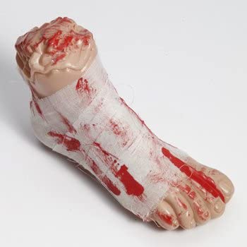 Bloody Bandaged Foot Prop