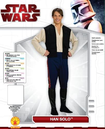 Star Wars Deluxe Hans Solo Costume Std