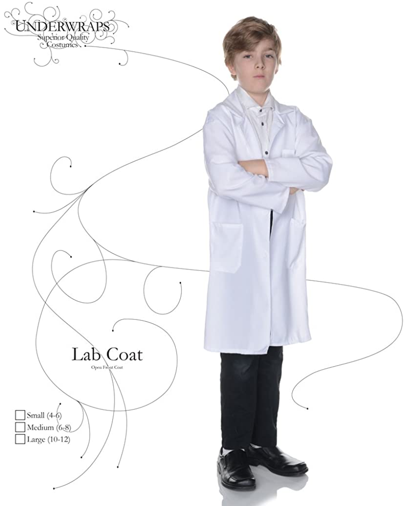 Doctor Lab Coat Child Costume - Large 10 - 12