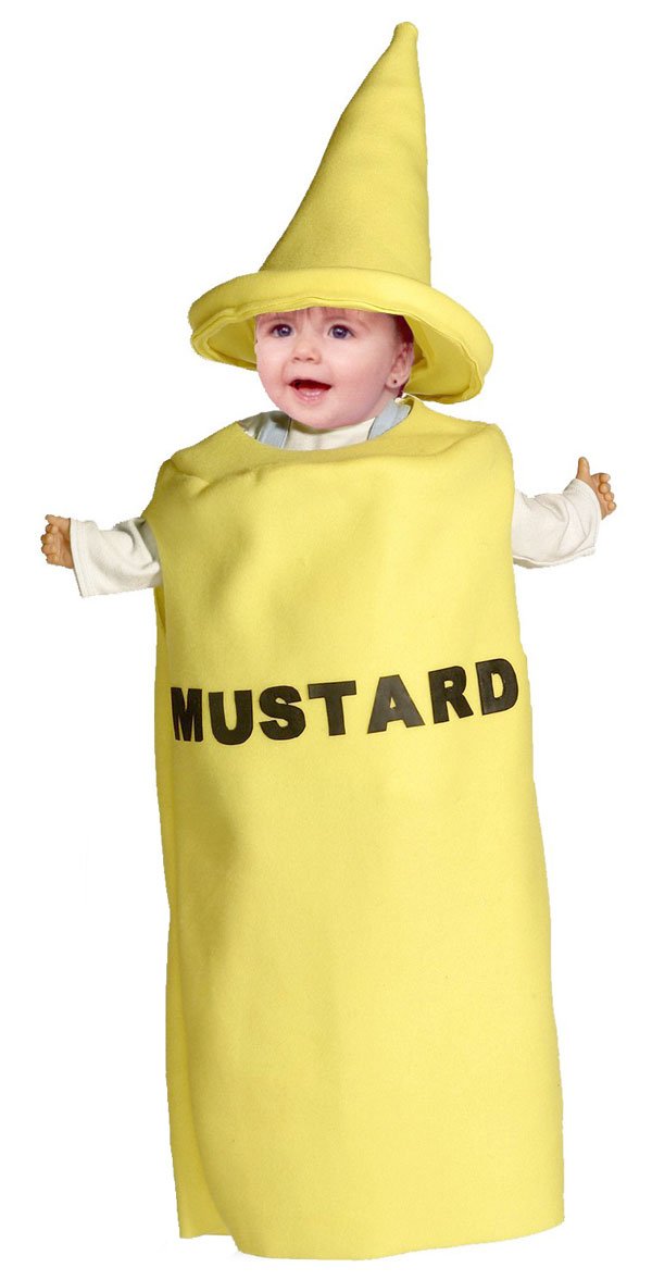 Mustard Baby Bunting Costume - 3-9 months