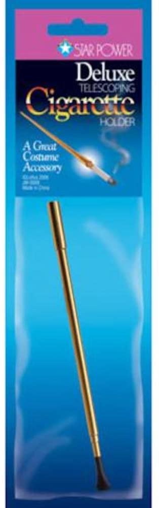 Deluxe Flapper Telescoping Cigarette Holder Costume Accessory Gold 17.5"