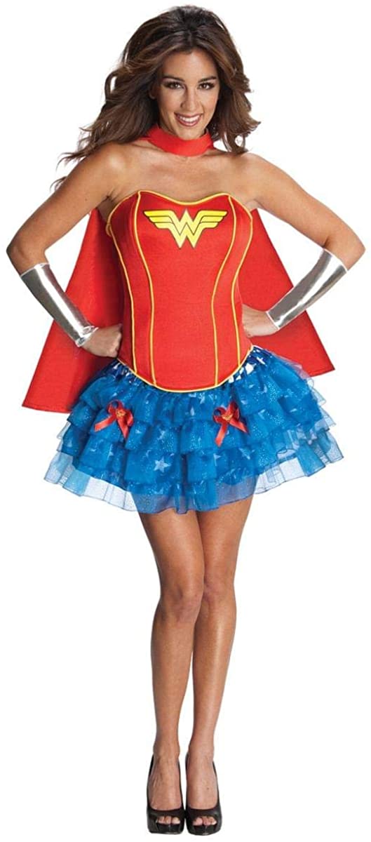 Wonder Woman - Justice League Corset Adult Costume  Small, Medium