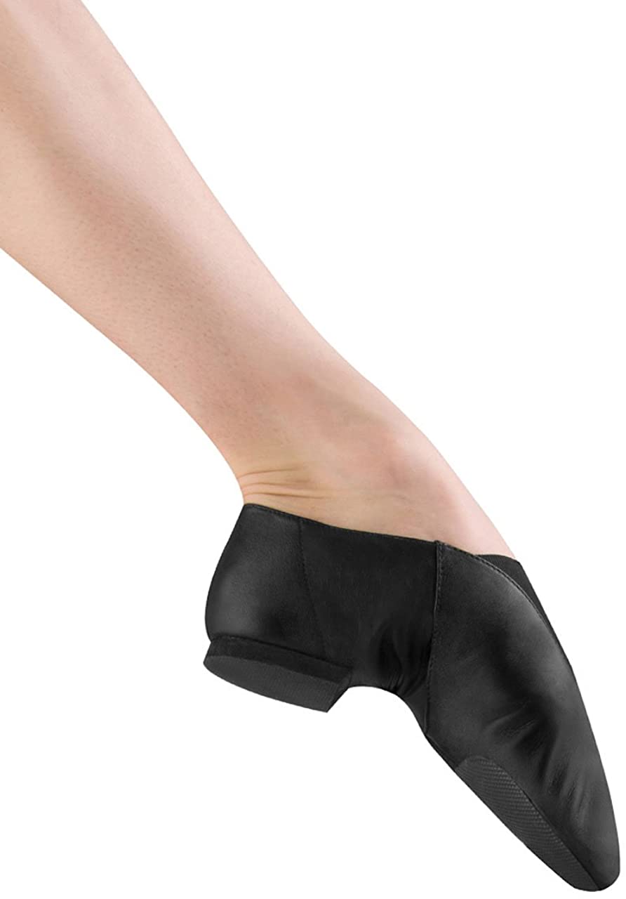 Bloch Dance Women's Super Leather Slip On Jazz Shoe S0401L Size 9 Black