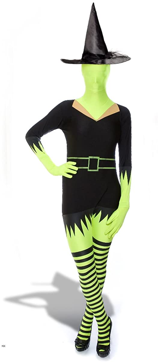 Morph suits Women's Green Witch Large/ Xlg Halloween Costumes,