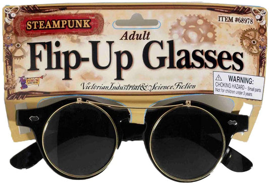 Steampunk Flip Up SunGlasses Costume Accessory