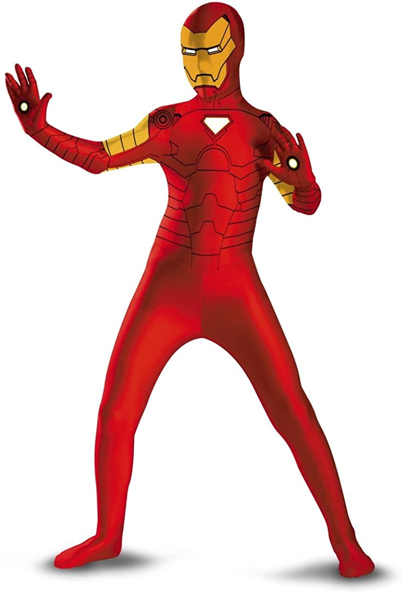 Iron Man Bodysuit Child Boys 10 - 12 Large Costume