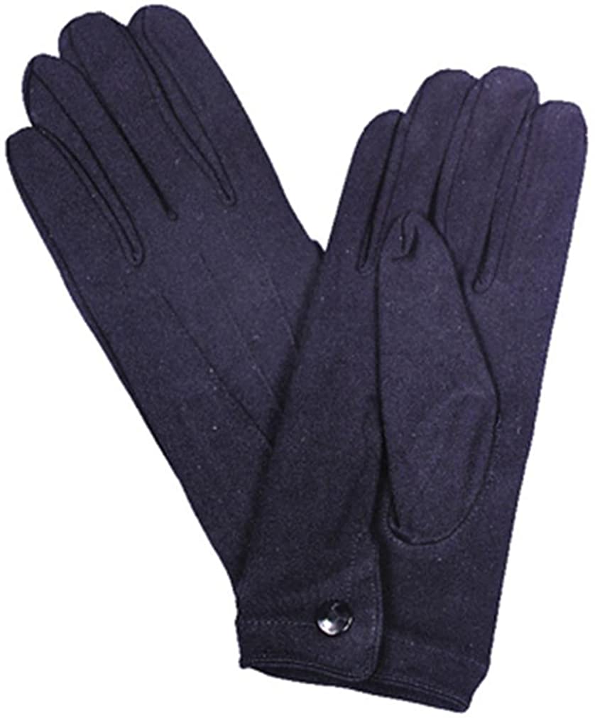 Mens Black Nylon Gloves One Size