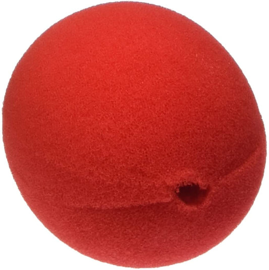 Sponge Red Clown Nose for Adults