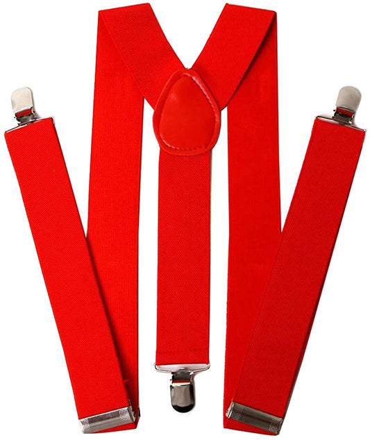 Suspenders Adult - Red