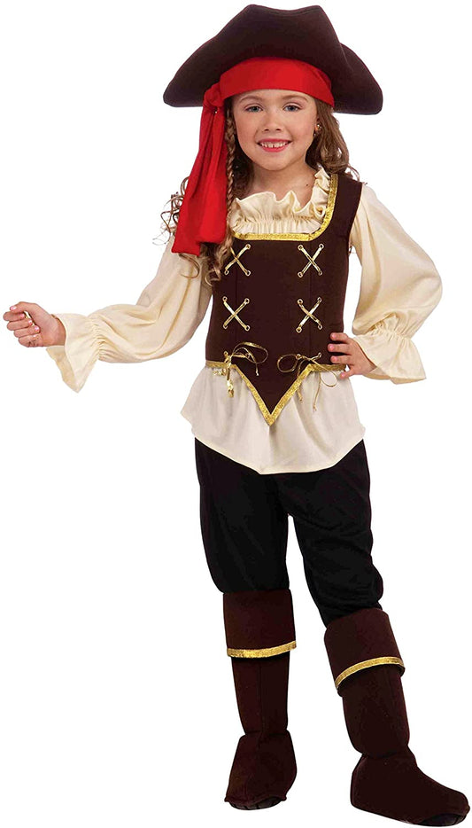Buccaneer Girl Costume, Child Large