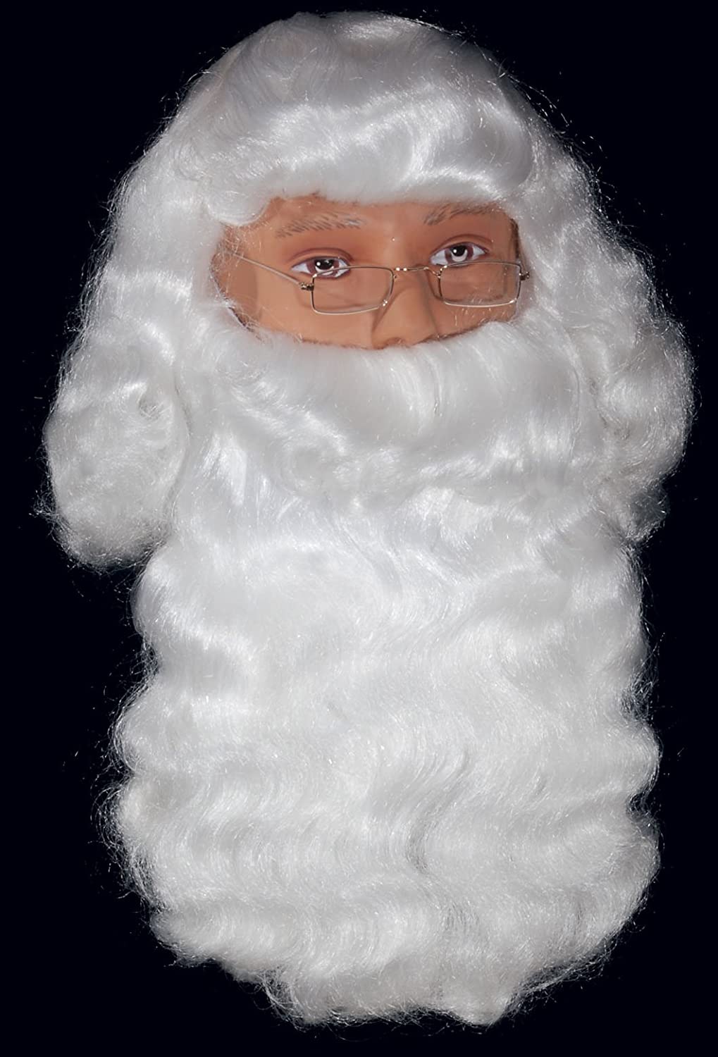 Santa,Wizard Wig & Beard Set, White, One Size Adult