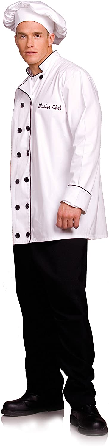 Master Chef Men's Cook Costume One Size