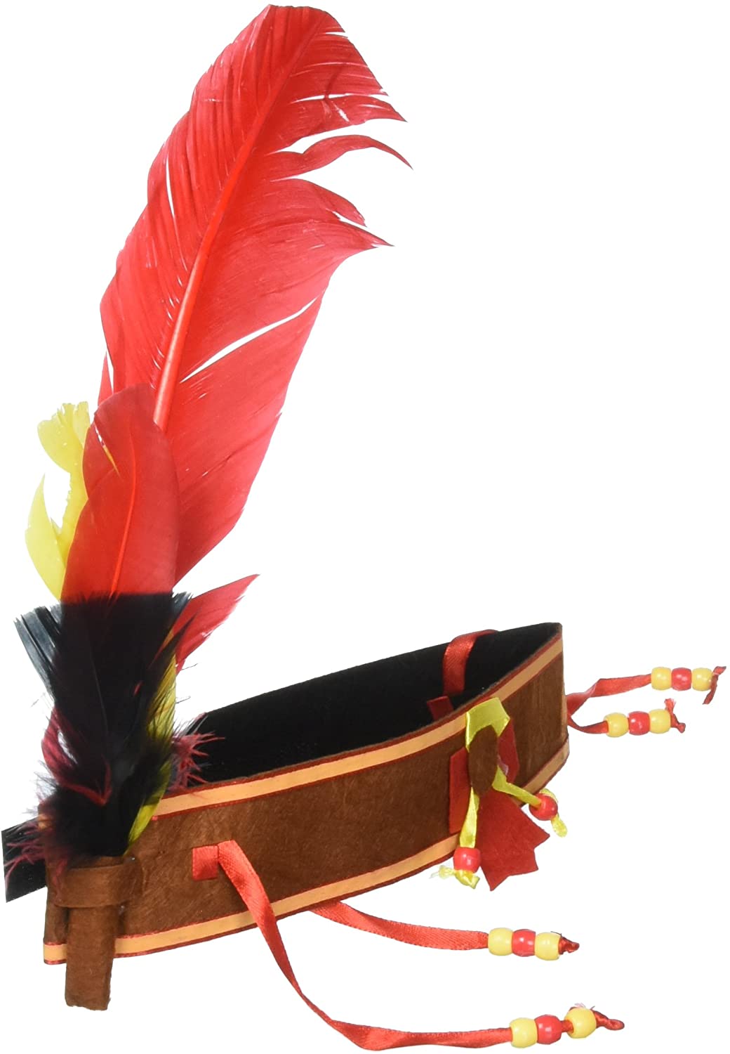 Native American Indian , Hippie Feather Headband Adult