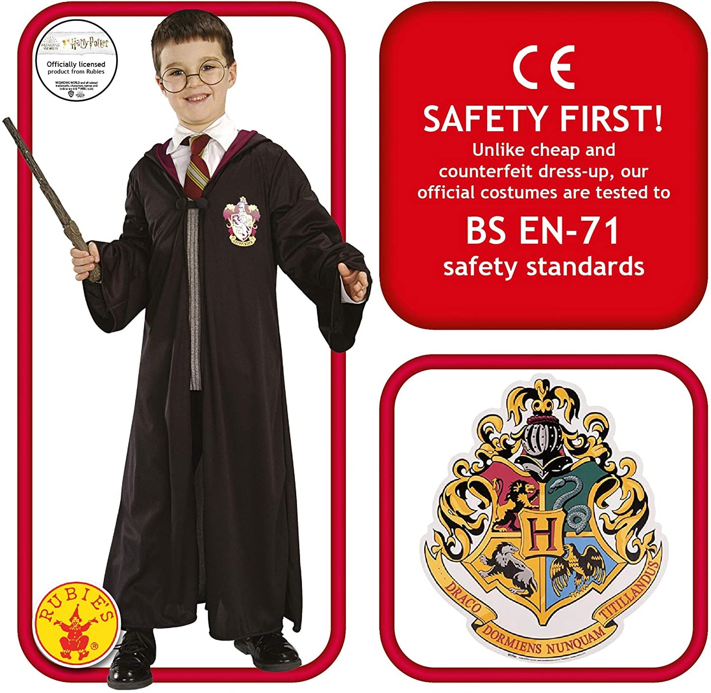 Harry Potter Child Costume Kit Medium  8 - 10
