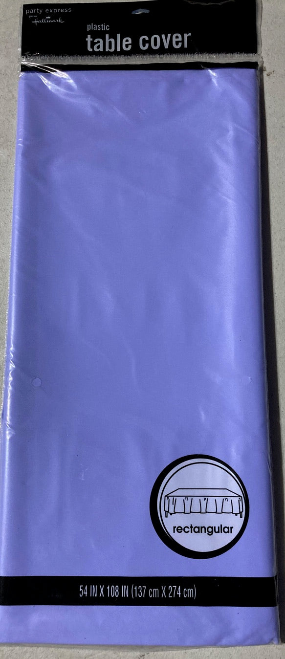 Plastic 54" x 108" Rectangle Table covers