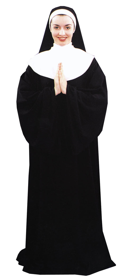 DLX Sister Sara Nun Adult Large Deluxe Costume - Preowned