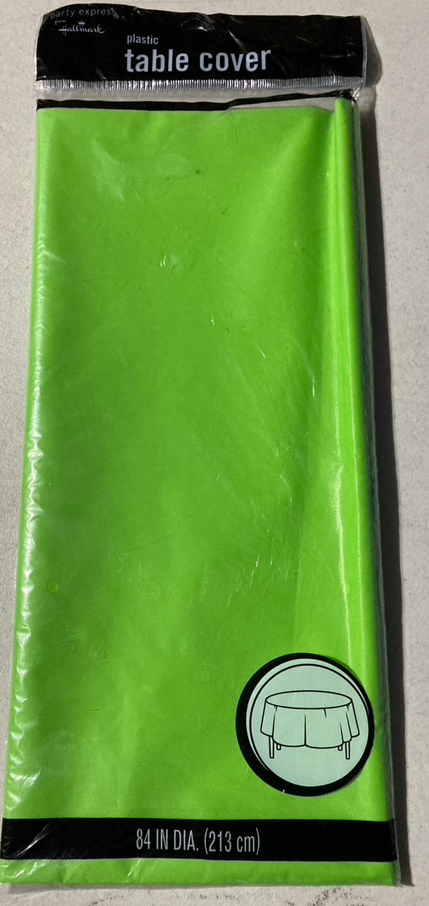 Plastic Table Cover 84" Round