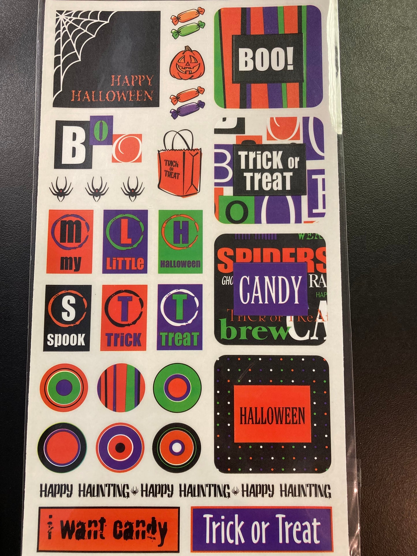 Halloween Scrapbooking Stickers