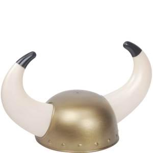 Gold Viking Adult Helmet with Horns