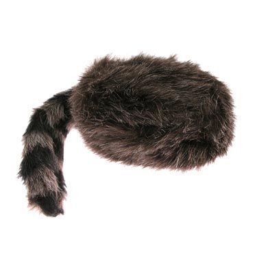 Coonskin Faux Fur Adult Cap - GC16