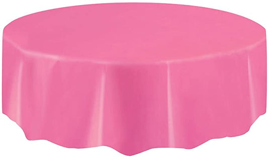 Plastic Table Cover 84" Round