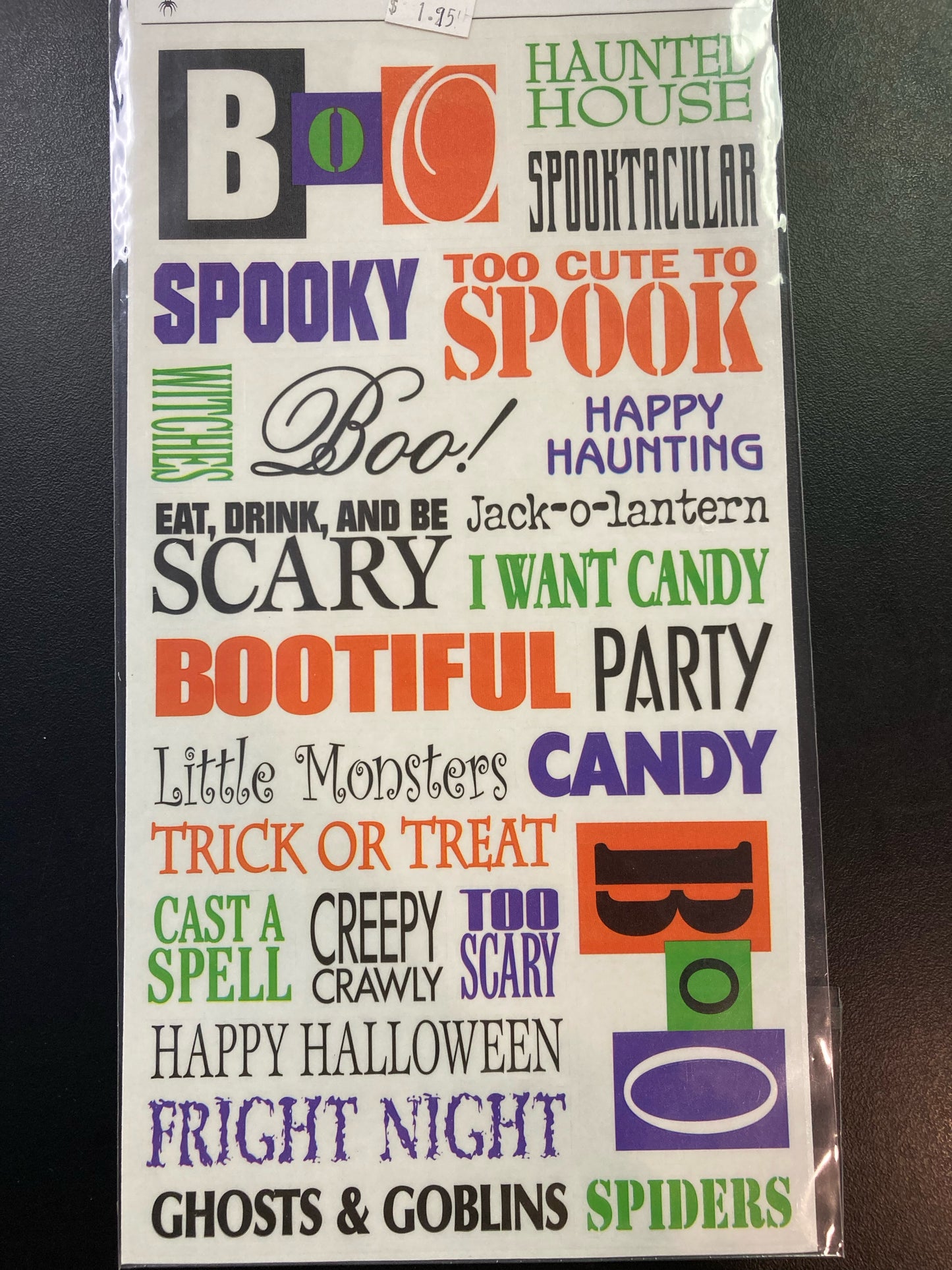 Halloween Scrapbooking Stickers