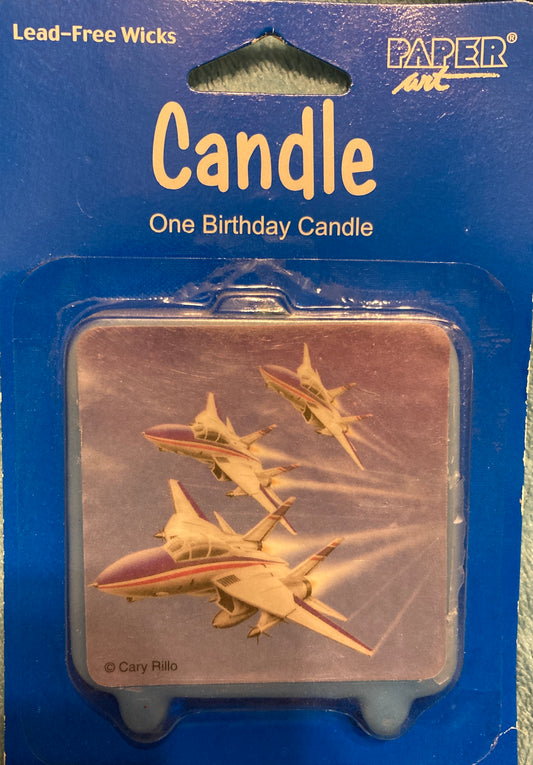 Jet Birthday Candle