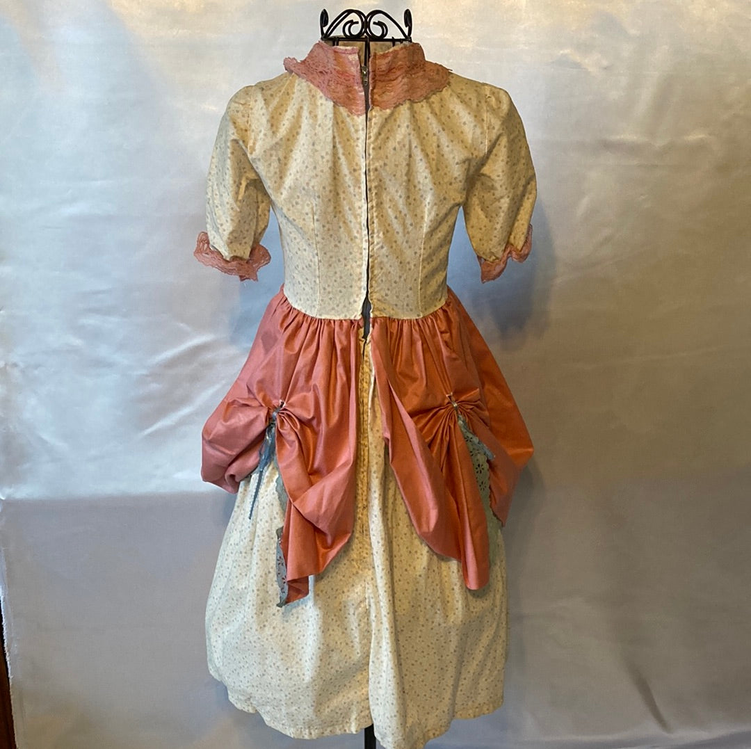 Colonial Girl Child Medium Costume - Preowned