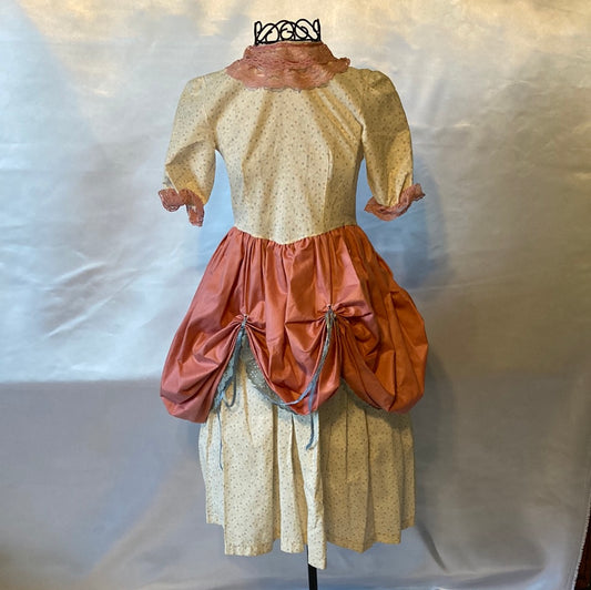 Colonial Girl Child Medium Costume - Preowned
