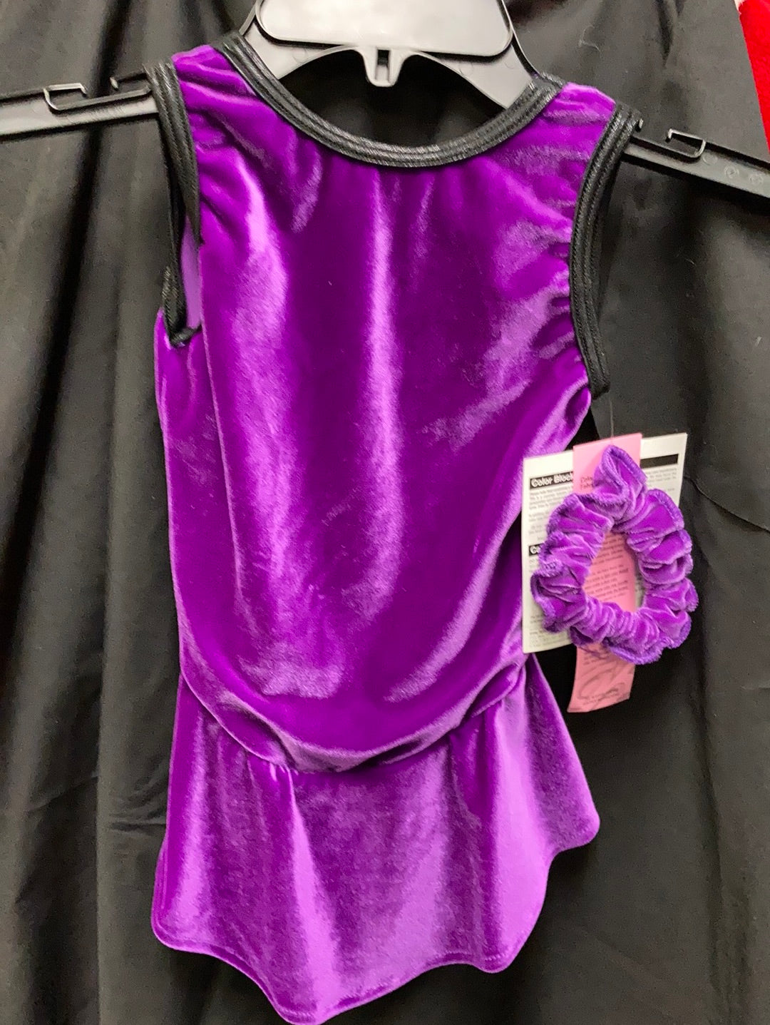 GK Figure Skating Dress Child XS - Toddler Velvet Purple SK1038