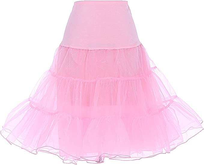 Rockabilly Petticoat, Crinoline - Adult Pink Standard