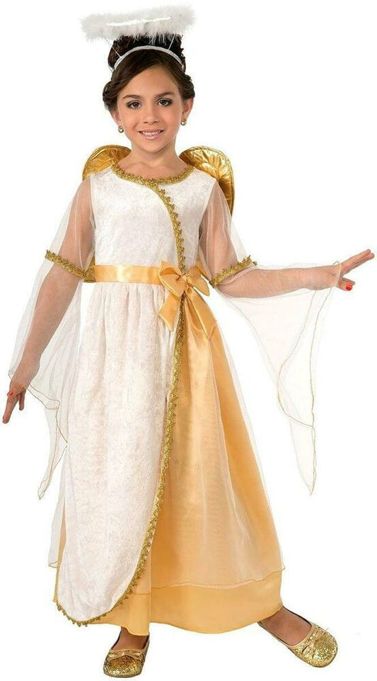 Golden Angel Child's Gown Costume Small 4 - 6