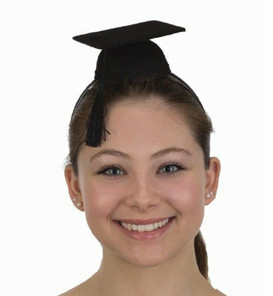Mini Black Graduation Cap Grad Hat for Dogs