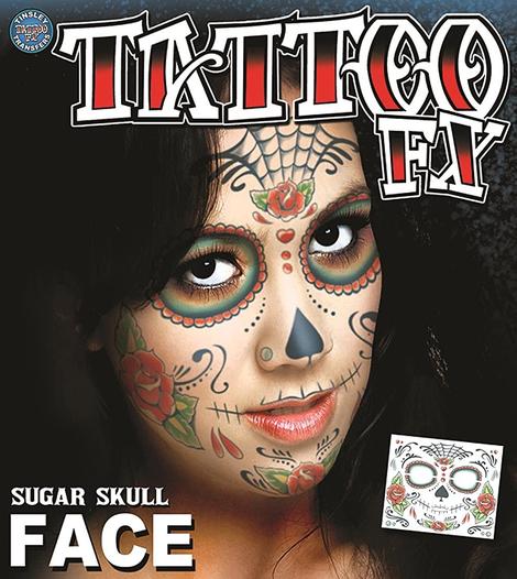 Tattoo FX - Tinsley Transfers Face Tattoo Adult Accessory,Tiger, Carinvale