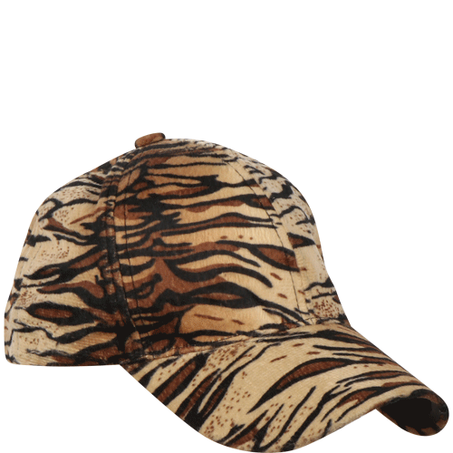 Tiger Print Baseball Cap